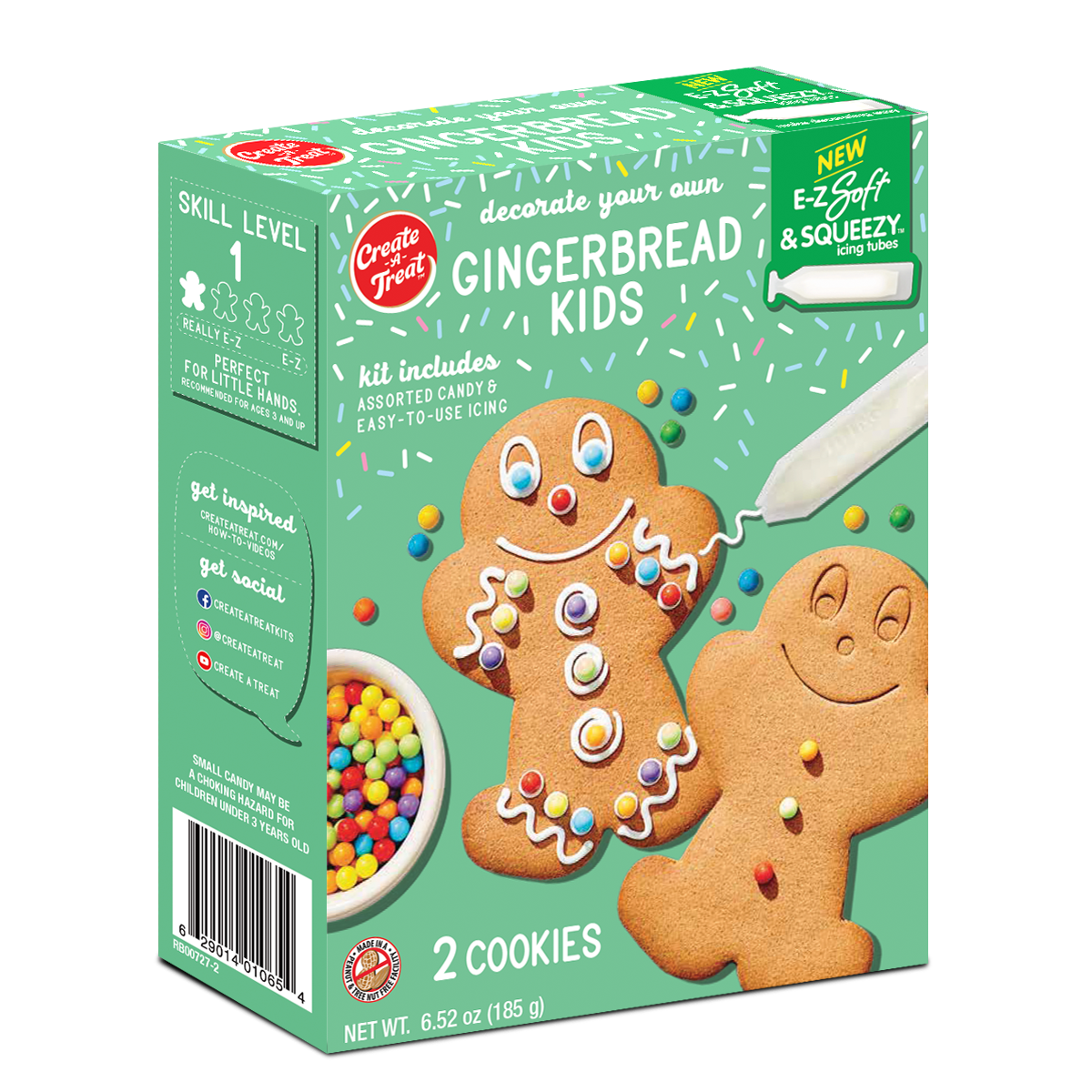 Gingerbread Man Cookie Kit, 2pk