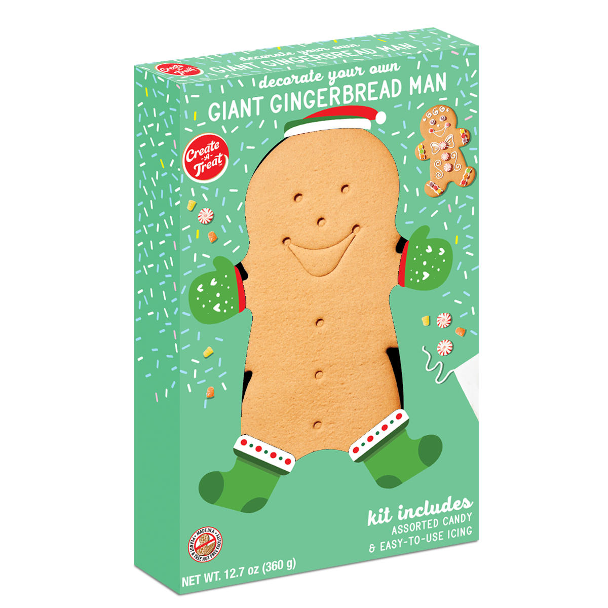 Giant Gingerbread Kid Cookie Kit