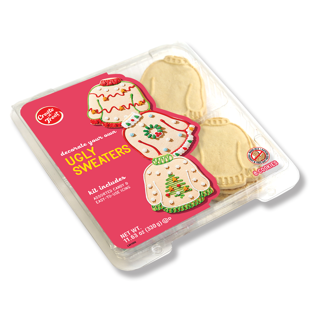 Ugly Sweater Cookie Kit, 8ct