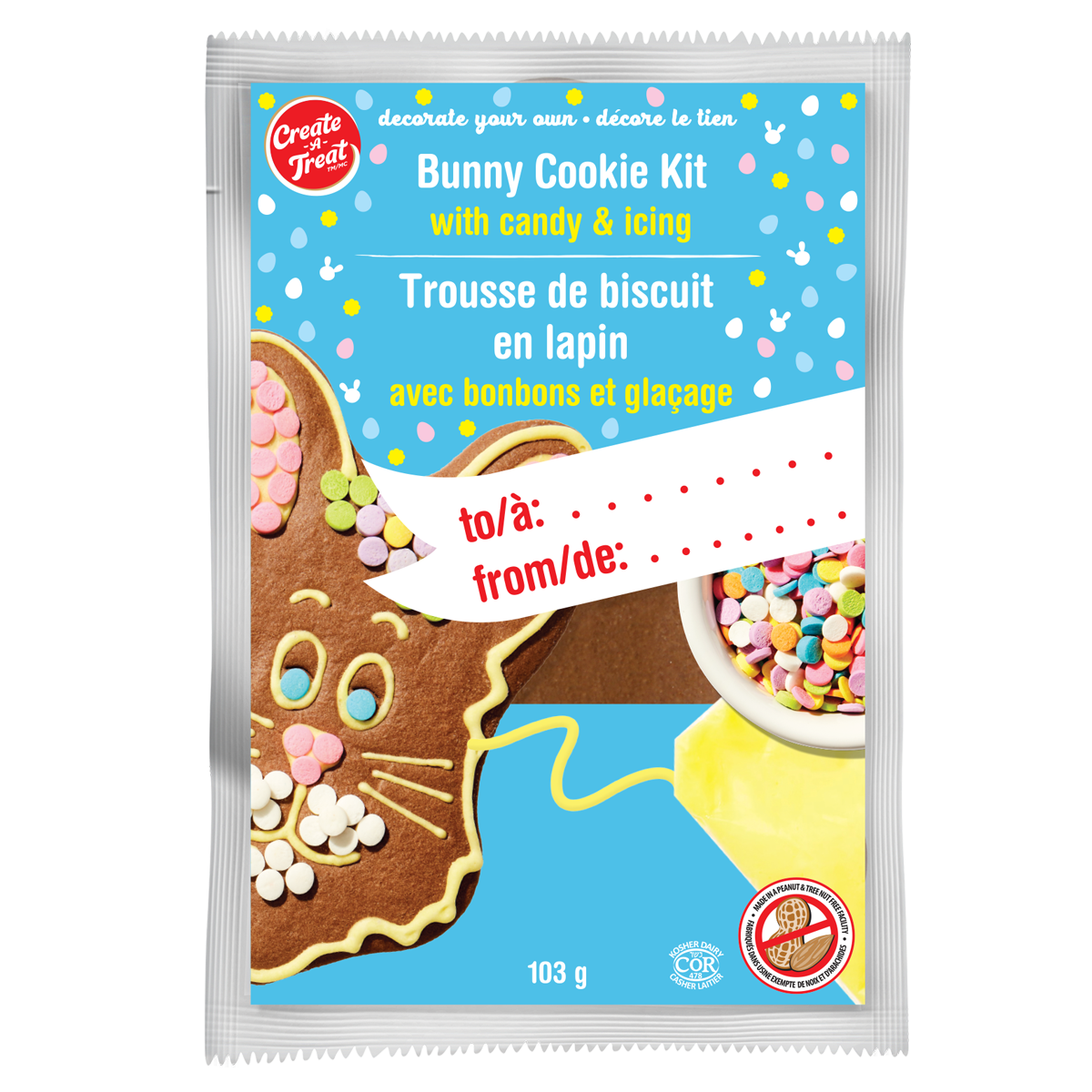 Bunny Cookie Kit, 1pk